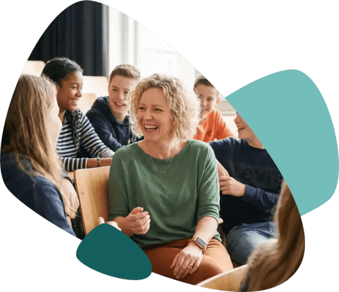 Overleg Van Het Zorgteam In Een Klaslokaal