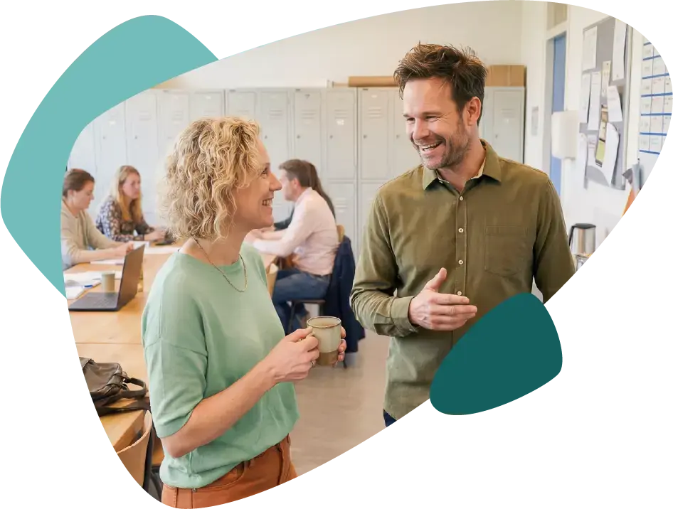 Informeel Gesprek Tussen Collegas Schoolleiding